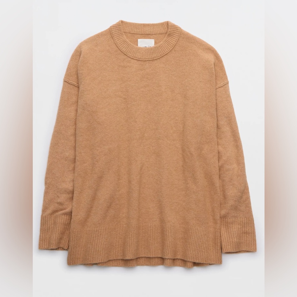 Aerie unREAL Sweater Beach Dune XXS
